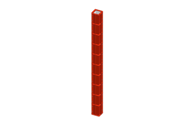 แบบเสาแอล (L-Column Form)