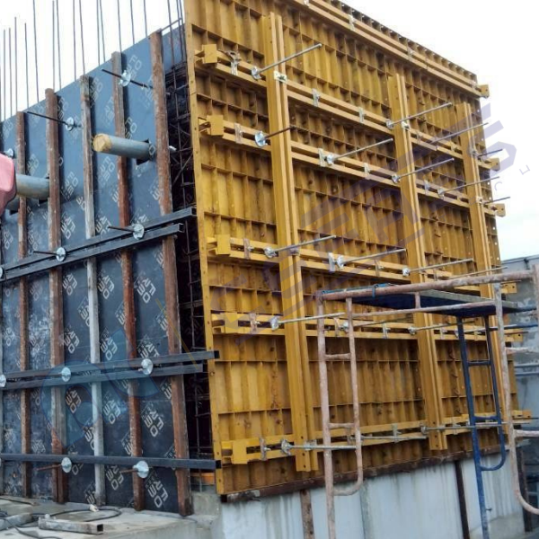 แบบหล่อผนังวอลบีม (Wall Beam Formwork)