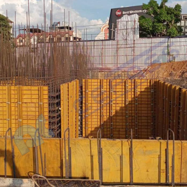 แบบหล่อผนังวอลบีม (Wall Beam Formwork)
