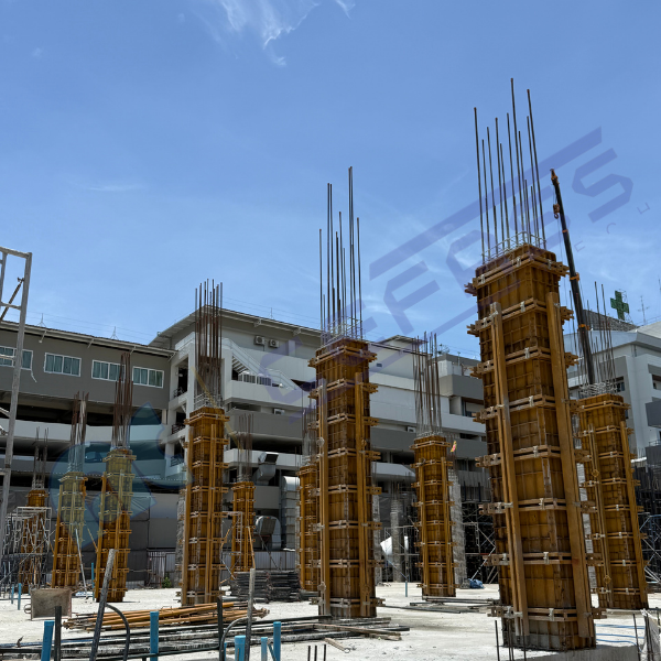 แบบหล่อเสาระบบคอลัมน์บีม (Column Beam Formwork)